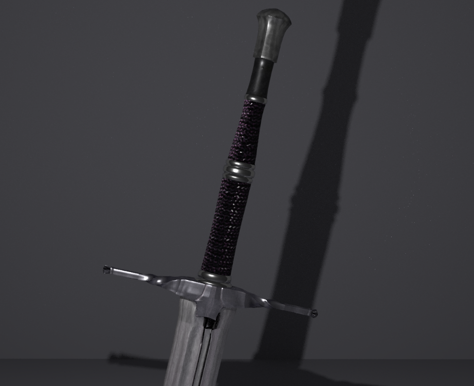 Steel witcher sword preview image 1